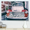 Buchcover Retro Cars (Premium, hochwertiger DIN A2 Wandkalender 2022, Kunstdruck in Hochglanz)