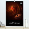 Buchcover Im Weltraum (Premium, hochwertiger DIN A2 Wandkalender 2022, Kunstdruck in Hochglanz)