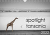Buchcover spotlight tansania (Wandkalender 2022 DIN A4 quer)