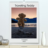 Buchcover Travelling Teddy in Europa (Premium, hochwertiger DIN A2 Wandkalender 2022, Kunstdruck in Hochglanz)