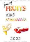 Buchcover funny FRUITS and VEGETABLES - lustiges Obst und Gemüse (Wandkalender 2022 DIN A4 hoch)