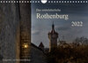 Buchcover Das mittelalterliche Rothenburg (Wandkalender 2022 DIN A4 quer)
