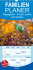Buchcover Papageien - Frech, schön und schlau - Familienplaner hoch (Wandkalender 2022 , 21 cm x 45 cm, hoch)