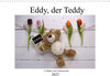 Buchcover Eddy, der Teddy - 12 Bilder zum Schmunzeln (Wandkalender 2022 DIN A3 quer)