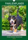 Buchcover Familienplaner Großer Schweizer Sennenhund (Wandkalender 2022 DIN A4 hoch)