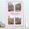 Buchcover Amsterdam - Alles nur Fassade (Premium, hochwertiger DIN A2 Wandkalender 2022, Kunstdruck in Hochglanz)
