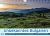 Buchcover Unbekanntes Bulgarien (Wandkalender 2022 DIN A4 quer)