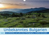 Buchcover Unbekanntes Bulgarien (Wandkalender 2022 DIN A3 quer)