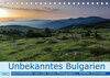Buchcover Unbekanntes Bulgarien (Tischkalender 2022 DIN A5 quer)