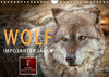 Buchcover Wolf - Imposanter Jäger (Wandkalender 2022 DIN A4 quer)