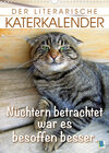 Buchcover Der literarische Katerkalender (Wandkalender 2022 DIN A3 hoch)