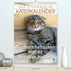 Buchcover Der literarische Katerkalender (Premium, hochwertiger DIN A2 Wandkalender 2022, Kunstdruck in Hochglanz)