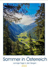 Buchcover Sommer in Österreich (Wandkalender 2022 DIN A2 hoch)