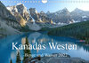 Buchcover Kanadas Westen - Berge und Wasser (Wandkalender 2022 DIN A4 quer)