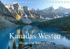 Buchcover Kanadas Westen - Berge und Wasser (Tischkalender 2022 DIN A5 quer)