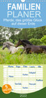 Buchcover Familienplaner Pferde, das größte Glück auf dieser Erde (Wandkalender 2022 , 21 cm x 45 cm, hoch)