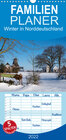 Buchcover Familienplaner Winter in Nord-Deutschland (Wandkalender 2022 , 21 cm x 45 cm, hoch)