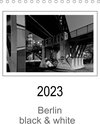Buchcover Berlin black & white (Tischkalender 2023 DIN A5 hoch)