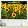 Buchcover Sonnenblumen (Premium, hochwertiger DIN A2 Wandkalender 2023, Kunstdruck in Hochglanz)