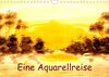 Buchcover Eine Aquarellreise (Wandkalender 2023 DIN A4 quer)