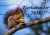 Buchcover Tierkalender 2023 (Tischkalender 2023 DIN A5 quer)