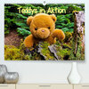 Buchcover Teddys in AktionCH-Version (Premium, hochwertiger DIN A2 Wandkalender 2023, Kunstdruck in Hochglanz)