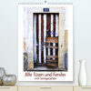 Buchcover Alte Türen und Fenster mit Sinnsprüchen (Premium, hochwertiger DIN A2 Wandkalender 2023, Kunstdruck in Hochglanz)