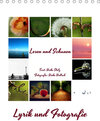Buchcover Lyrik und Fotografie - Lesen und Schauen (Tischkalender 2023 DIN A5 hoch)