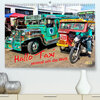 Buchcover Hallo Taxi - einmal um die Welt (Premium, hochwertiger DIN A2 Wandkalender 2023, Kunstdruck in Hochglanz)