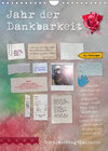 Buchcover Jahr der Dankbarkeit – Scrapbooking-Kalender (Wandkalender 2023 DIN A4 hoch)