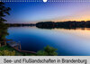 Buchcover See- und Flußlandschaften in Brandenburg (Wandkalender 2023 DIN A3 quer)
