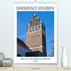 Buchcover Darmstadt erleben! (Premium, hochwertiger DIN A2 Wandkalender 2023, Kunstdruck in Hochglanz)