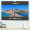Buchcover Saint Malo - Stadt der Korsaren (Premium, hochwertiger DIN A2 Wandkalender 2023, Kunstdruck in Hochglanz)