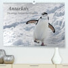 Buchcover Antarktis, die eisige Heimat der Pinguine (Premium, hochwertiger DIN A2 Wandkalender 2023, Kunstdruck in Hochglanz)