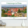 Buchcover Unterwegs in Pirna (Premium, hochwertiger DIN A2 Wandkalender 2023, Kunstdruck in Hochglanz)