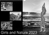 Buchcover Girls and Nature (Wandkalender 2023 DIN A3 quer)