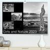 Buchcover Girls and Nature (Premium, hochwertiger DIN A2 Wandkalender 2023, Kunstdruck in Hochglanz)