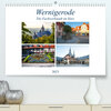 Buchcover Wernigerode - Die Fachwerkstadt im Harz (Premium, hochwertiger DIN A2 Wandkalender 2023, Kunstdruck in Hochglanz)