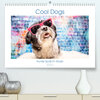 Buchcover Cool Dogs - Hunde-Spaß im Studio (Premium, hochwertiger DIN A2 Wandkalender 2023, Kunstdruck in Hochglanz)