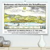 Buchcover Matthäus Merian - Bodensee mit Hochrhein bis Schaffhausen (Premium, hochwertiger DIN A2 Wandkalender 2023, Kunstdruck in