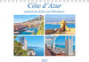 Buchcover Côte d’Azur - malerische Küste am Mittelmeer (Tischkalender 2023 DIN A5 quer)