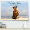 Buchcover Tiere der Erde Geburtstagskalender (Premium, hochwertiger DIN A2 Wandkalender 2023, Kunstdruck in Hochglanz)