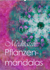 Buchcover Meditative Pflanzenmandalas (Wandkalender 2023 DIN A2 hoch)