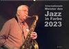 Buchcover Internationale Meister des Jazz in Farbe (Wandkalender 2023 DIN A2 quer)
