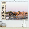 Buchcover Elefanten - Sanfte Riesen Afrikas (Premium, hochwertiger DIN A2 Wandkalender 2023, Kunstdruck in Hochglanz)