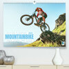 Buchcover Mountainbike - Über Stock und Stein: Edition Funsport (Premium, hochwertiger DIN A2 Wandkalender 2023, Kunstdruck in Hoc