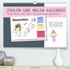 Buchcover Zahlen und Malen Kalender mit der kleinen Prinzessin (Premium, hochwertiger DIN A2 Wandkalender 2023, Kunstdruck in Hoch