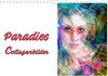 Buchcover Paradies - Collagenbilder (Wandkalender 2023 DIN A4 quer)