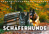 Buchcover Schäferhunde - Die gutmütigen Wegbegleiter. (Tischkalender 2023 DIN A5 quer)