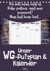 Buchcover Gothic WG-Putzplan & Kalender 2023 (Tischkalender 2023 DIN A5 hoch)